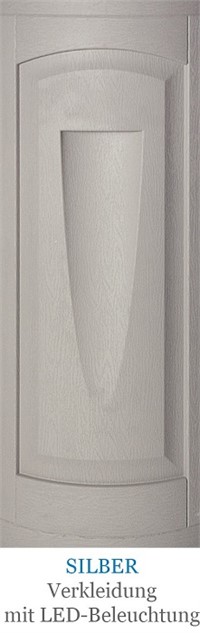 Silber / Grau mit LED-Beleuchtung