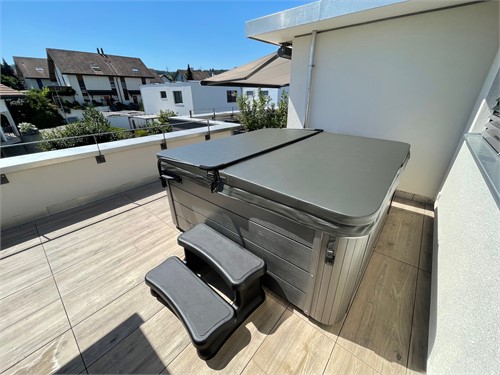 Installationsbeispiel auf Terrasse