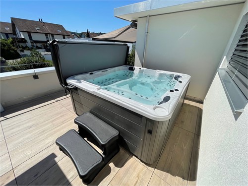 Installationsbeispiel auf Terrasse