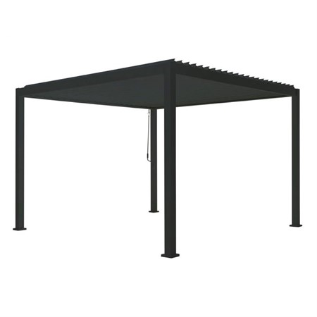 Pergola anthrazit f&uuml;r Ihren Garten. Qualitativ hochwertig, aus Aluminium und einfach zu montieren.