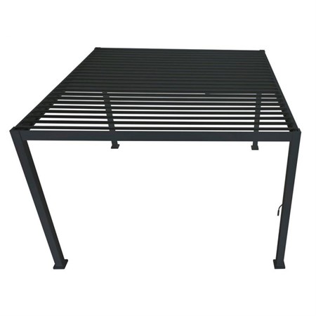 Pergola anthrazit f&uuml;r Ihren Garten. Qualitativ hochwertig, aus Aluminium und einfach zu montieren.