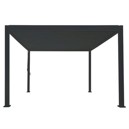 Pergola anthrazit f&uuml;r Ihren Garten. Qualitativ hochwertig, aus Aluminium und einfach zu montieren.