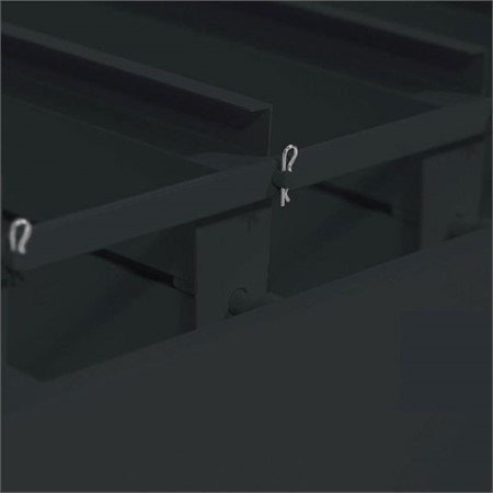 Pergola anthrazit f&uuml;r Ihren Garten. Qualitativ hochwertig, aus Aluminium und einfach zu montieren.