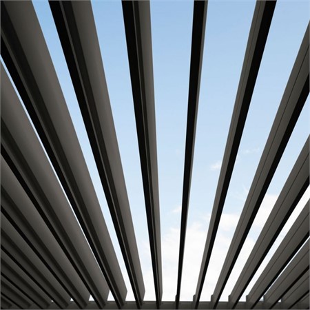 Pergola anthrazit f&uuml;r Ihren Garten. Qualitativ hochwertig, aus Aluminium und einfach zu montieren.