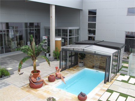 Swimspa im Garten